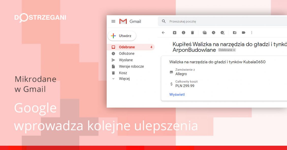 Mikrodane w Gmail